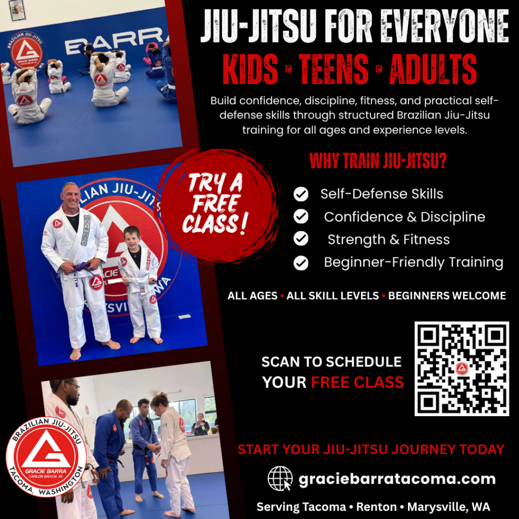 Gracie Barra Jiu Jitsu For Everyone Tacoma WA